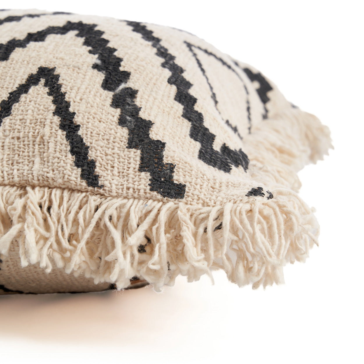 Funda de cojín Sahara Diamond - Negro natural