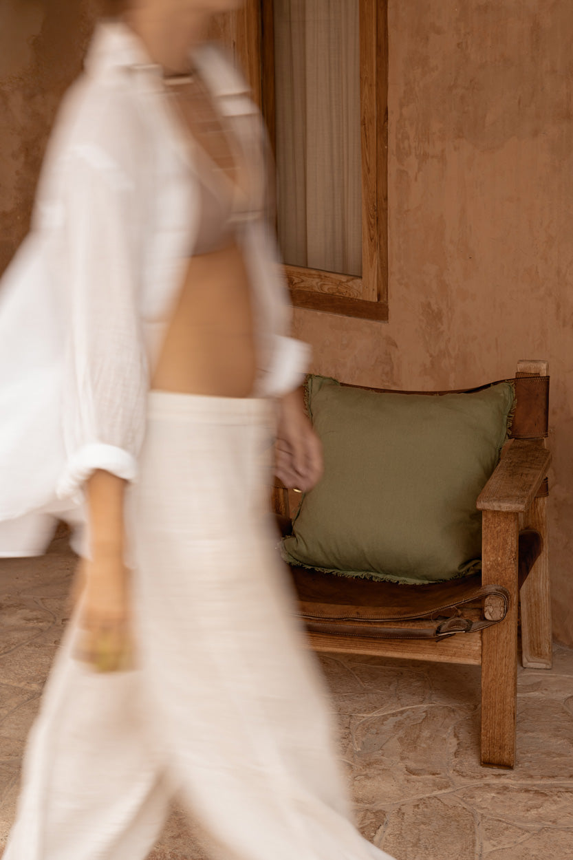 La funda de cojín Menta Fresca - Verde