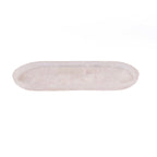The Resin Oval Plate - Pink White
