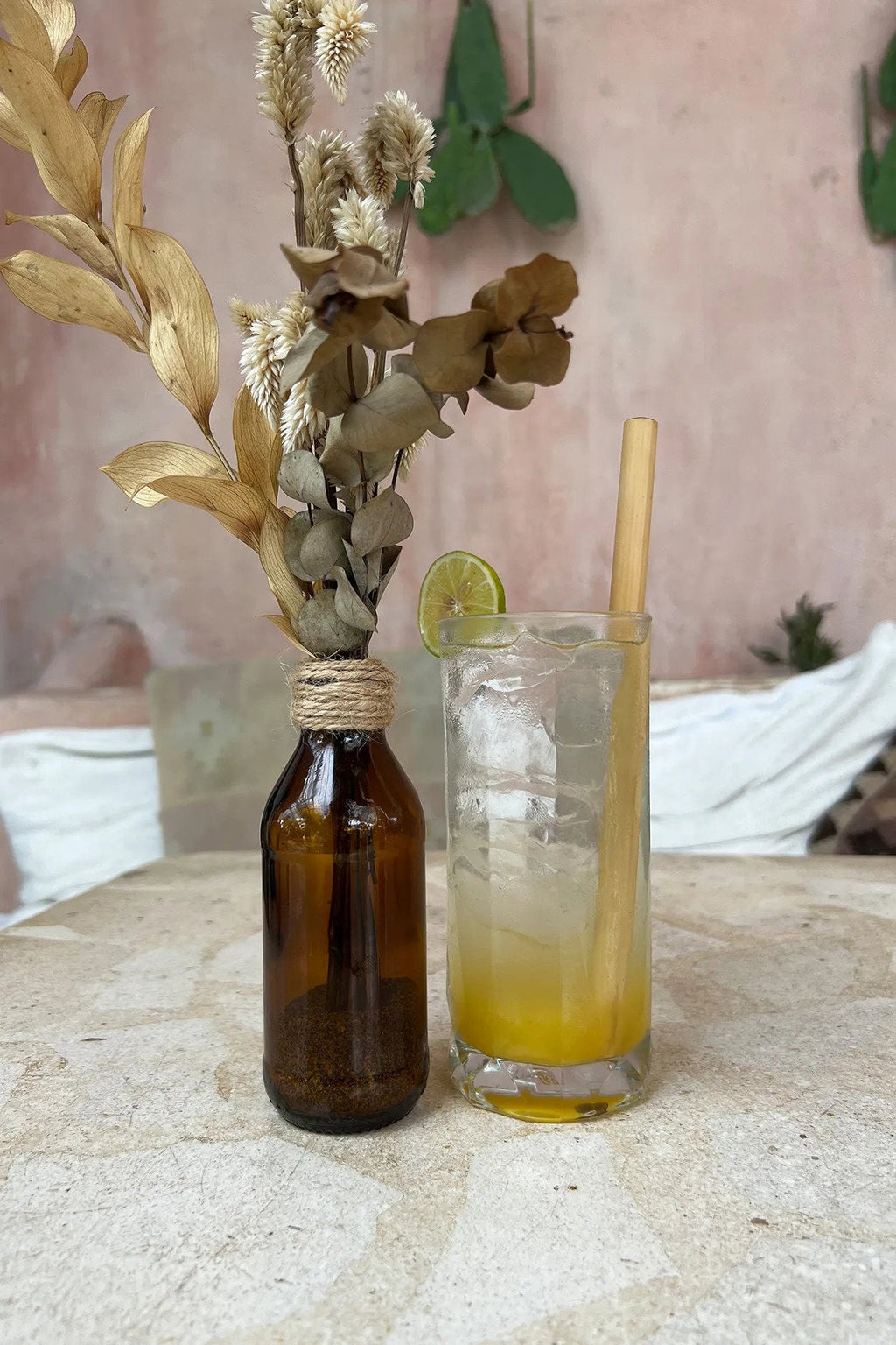 The Bamboo Straws - Set of 10 With Cleaning Brush