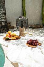 The Teak Root Round Plate - M