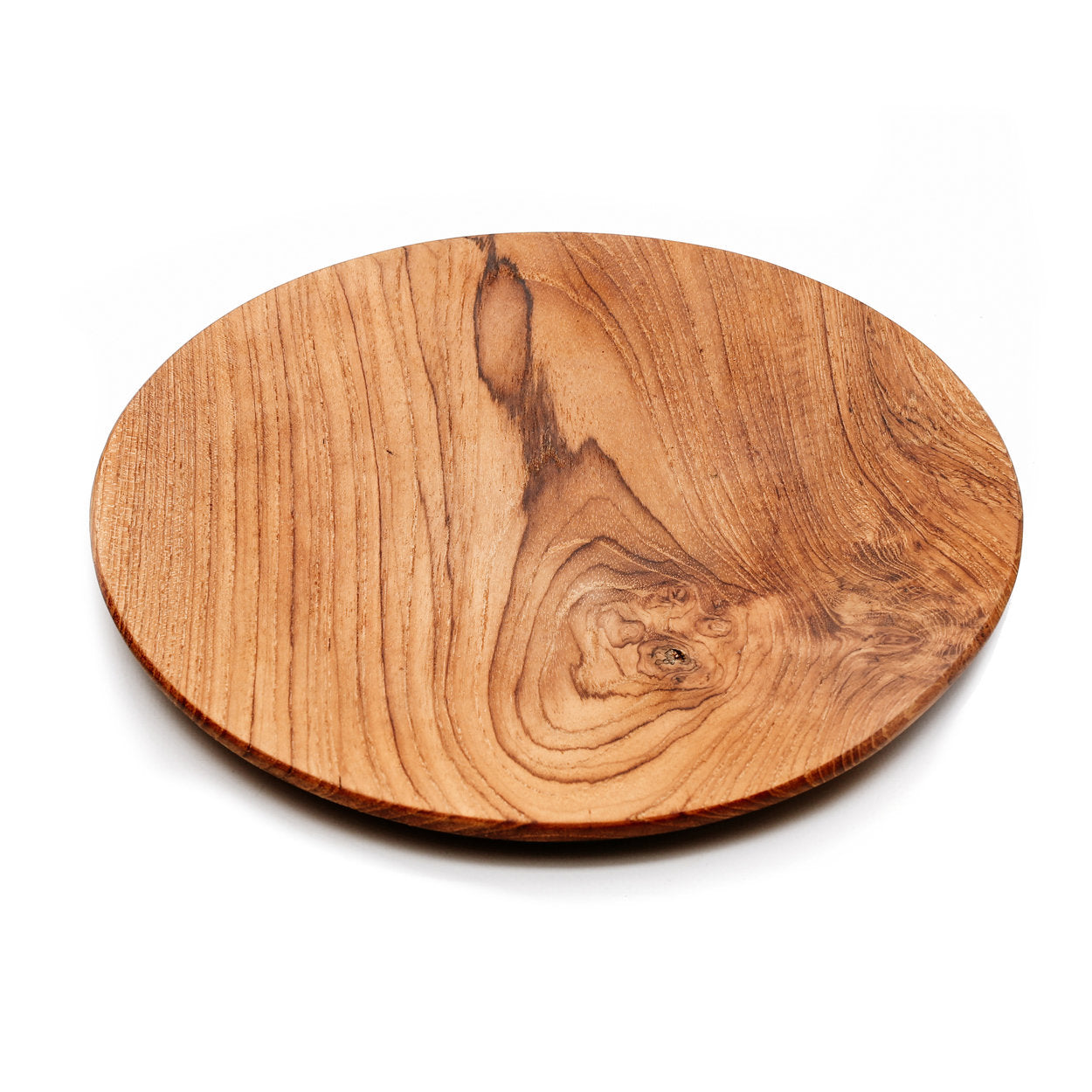 The Teak Root Round Plate - L