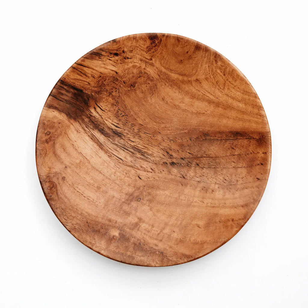 The Teak Root Round Plate - L