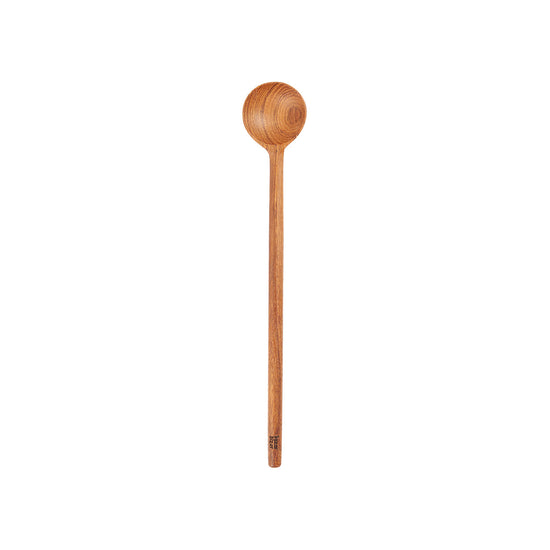 Cucharilla dosificadora plana de raíz de teca