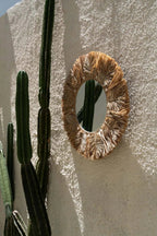 The Palm Tree Mirror - Natural - M