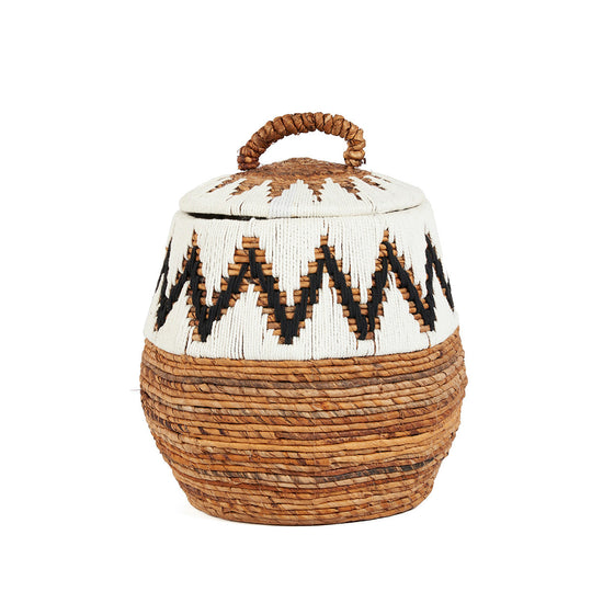 Cesta de playa The Little Bay - Blanco natural - M