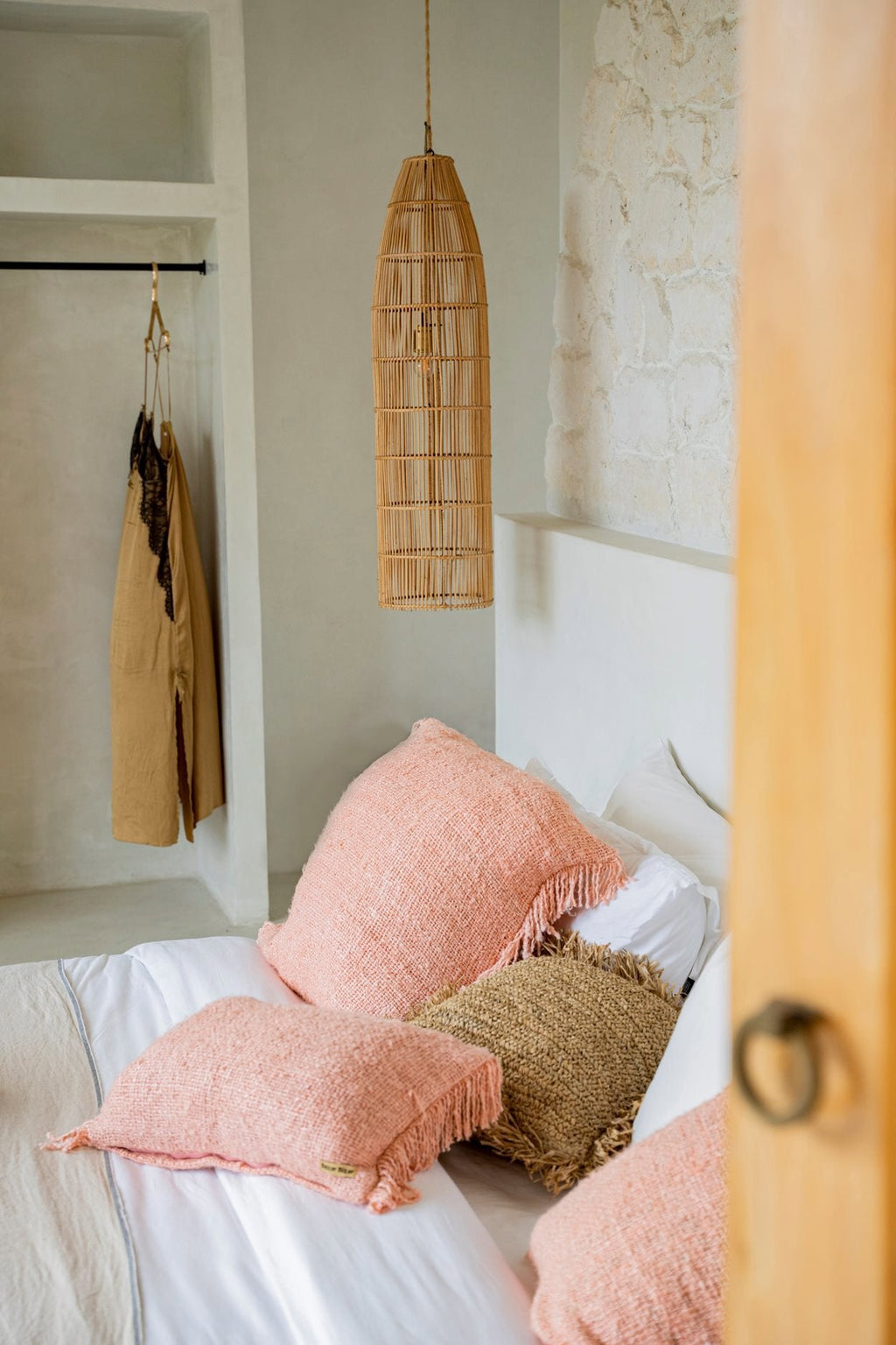 Pendentif piège à poissons - Naturel - L