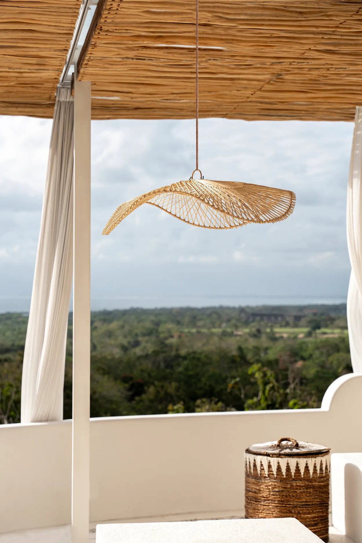 El colgante Chapeau - Natural - L