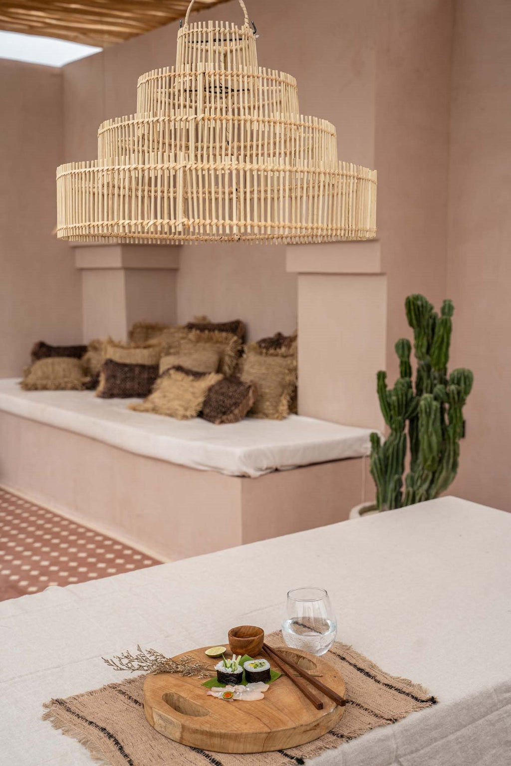 Colgante Pastel de Boda - Natural - M