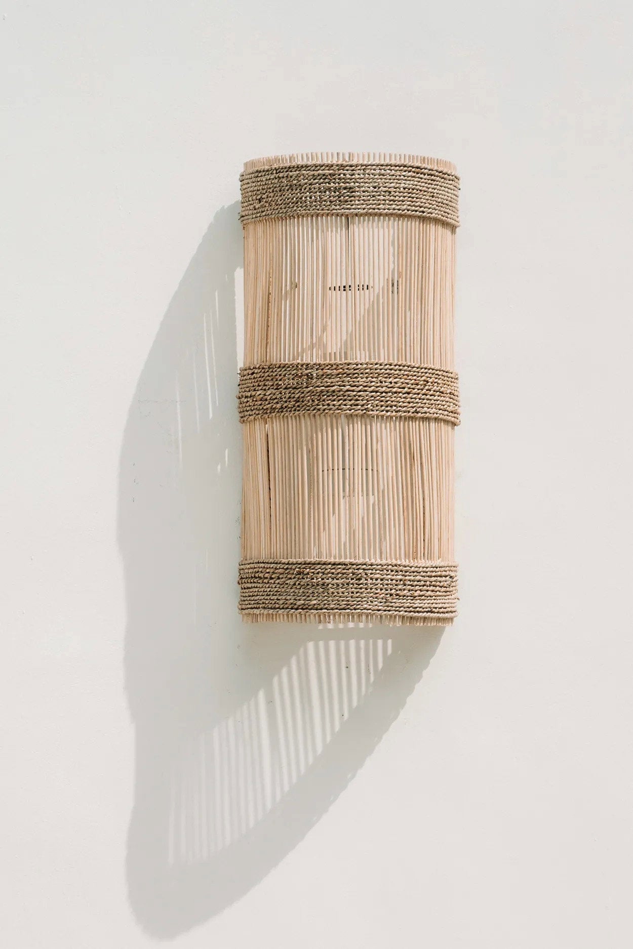 El aplique de pared Jalal - Natural - M