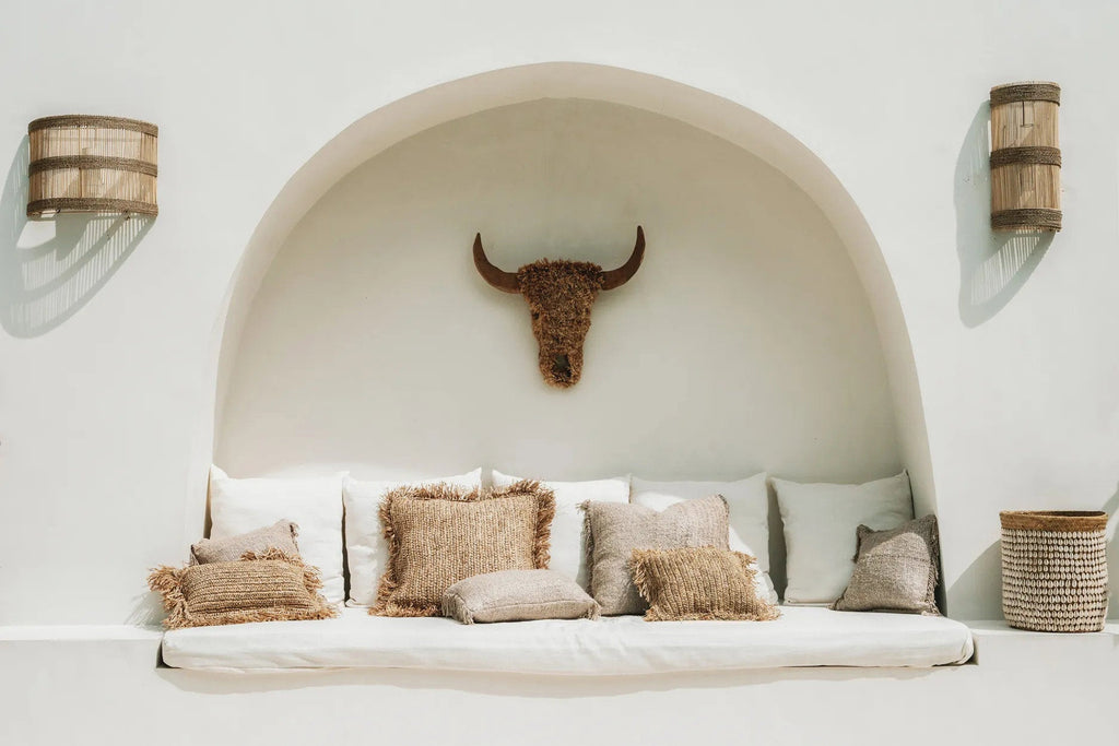 El aplique de pared Jalal - Natural - M