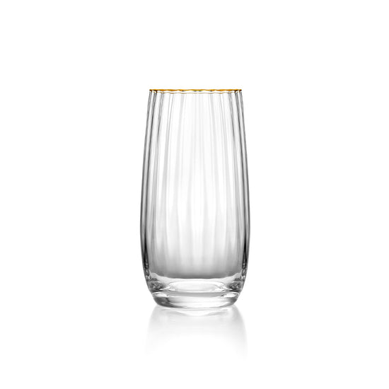 Highball con bordo dorato - Oro naturale