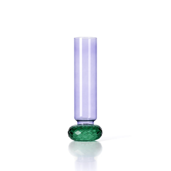 El jarrón de cuarzo violeta