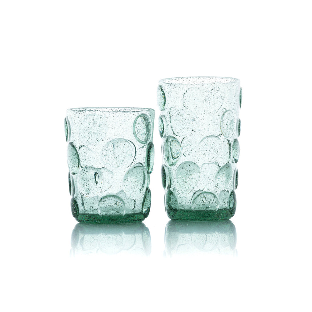 Bicchiere d'acqua Frosted Dot - Acquamarina