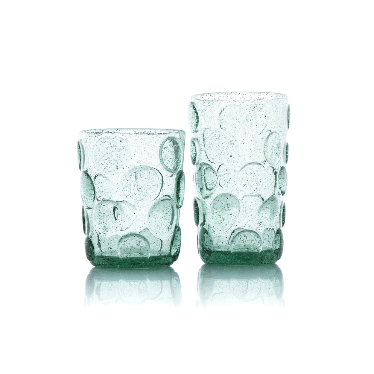 Bicchiere d'acqua Frosted Dot - Acquamarina