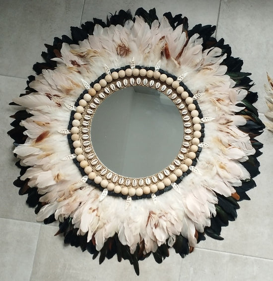Espejo de plumas “Eclipse Natural”