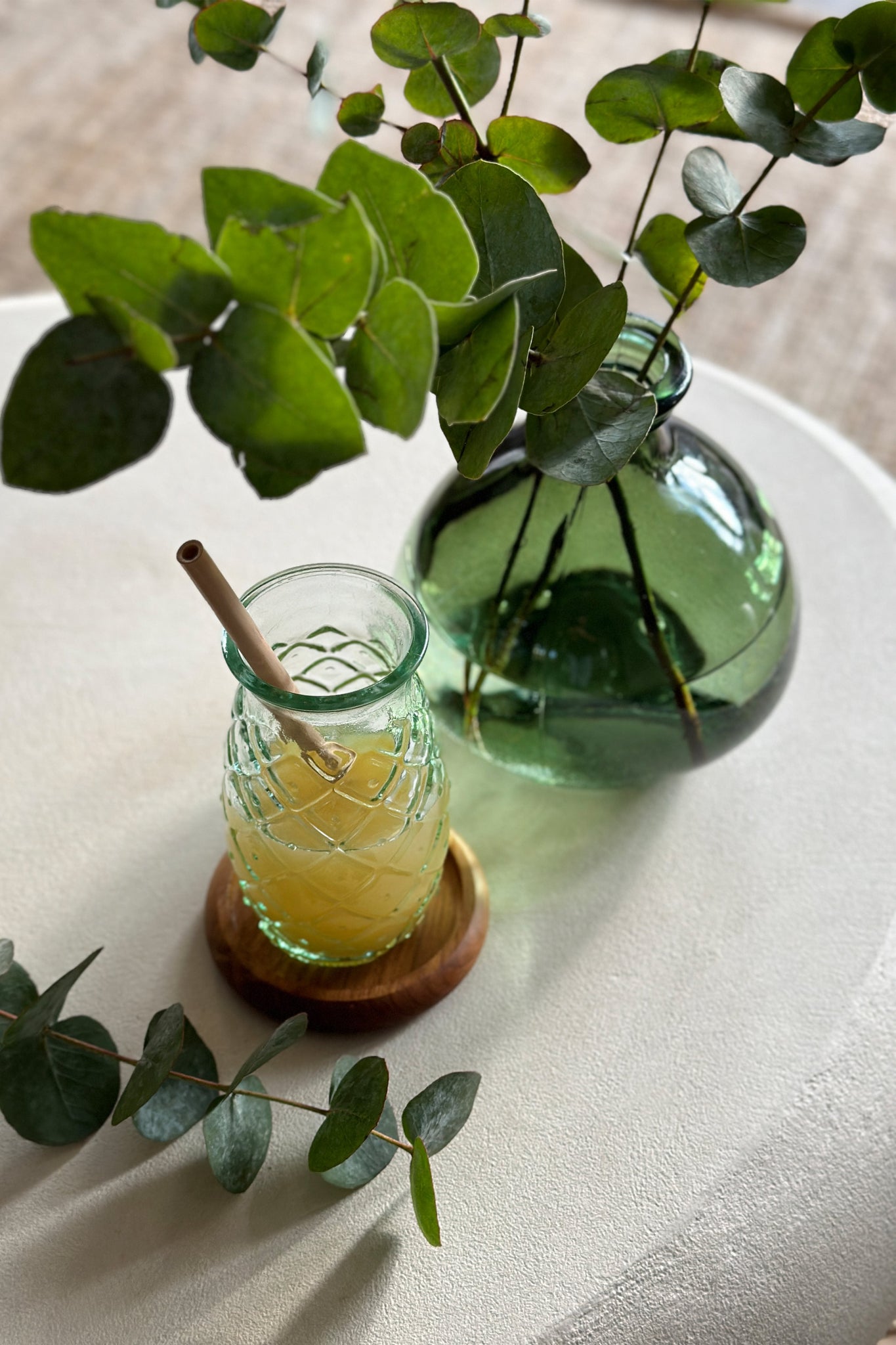 Bicchiere a forma di ananas - Blu - M