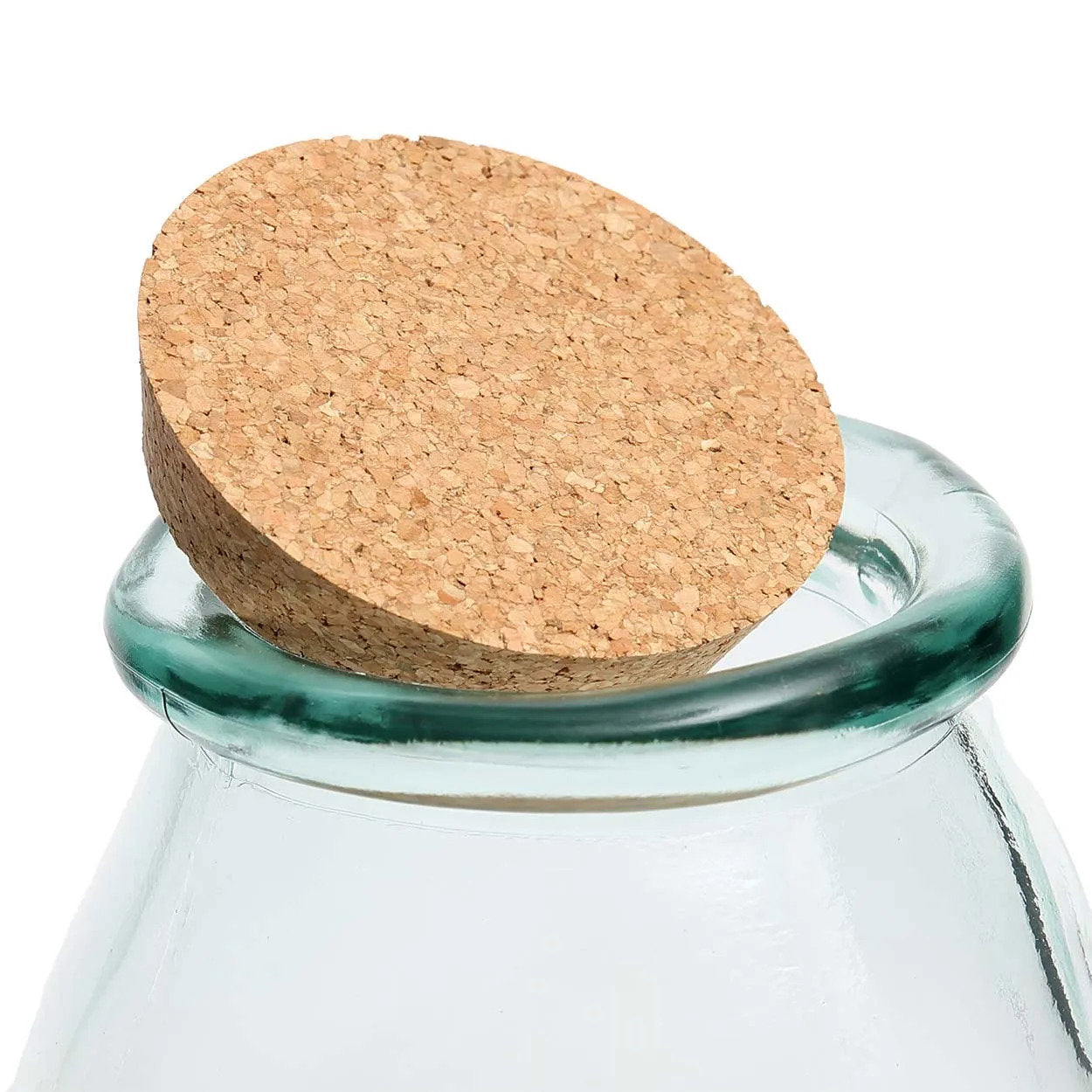 The Belly Glass Pot - Blue - L