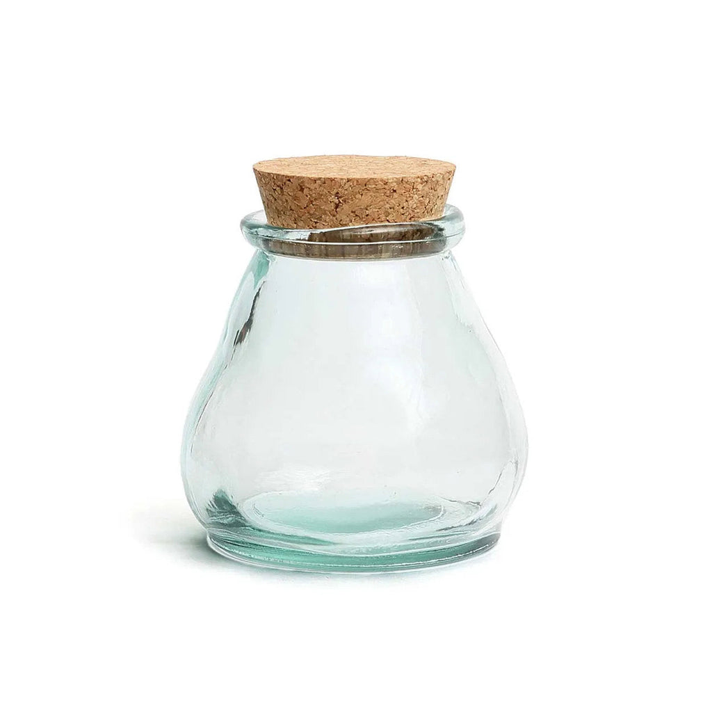 The Belly Glass Pot - Blue - M