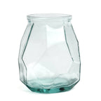 The Wide Origami Vase - Blue