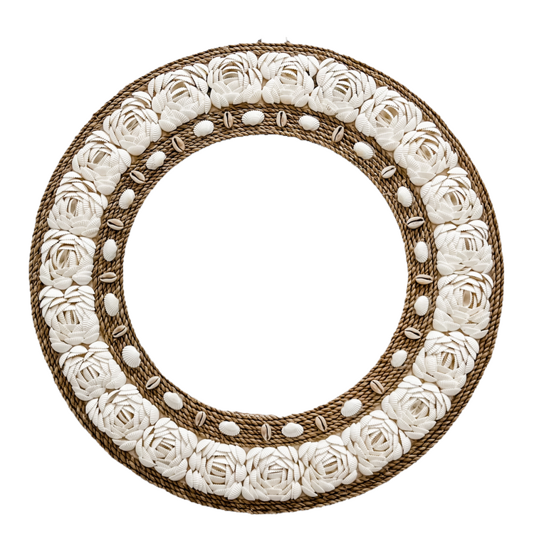 Espejo de Conchas “Ola Serena”