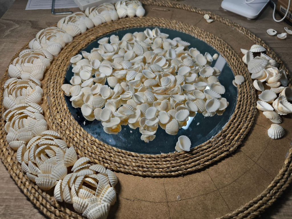 Espejo de Conchas “Ola Serena”