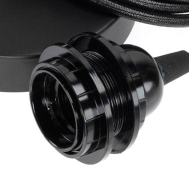 Luminaria de techo - Negra - 1 unidad