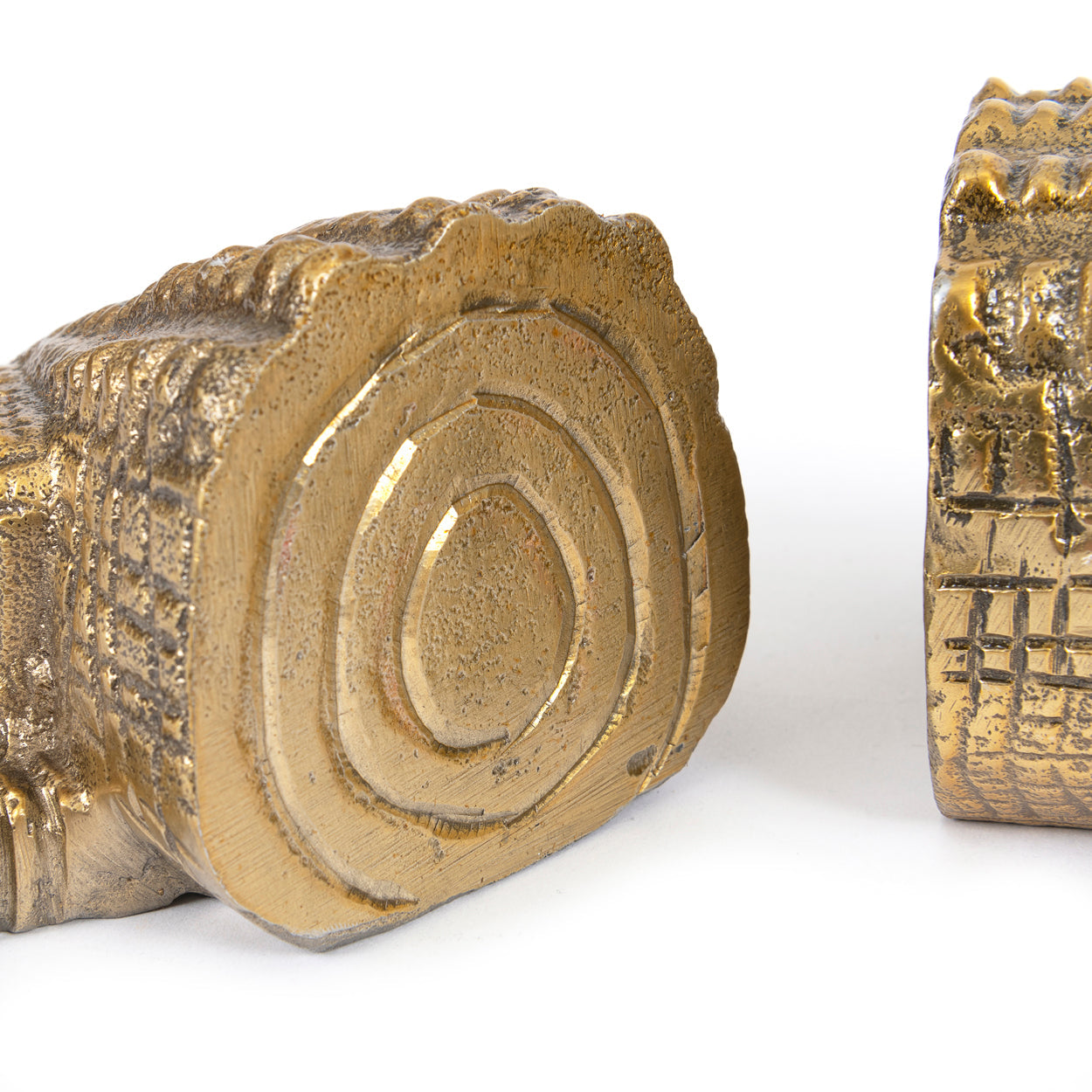 Los soportes para libros Cocodrilo - latón