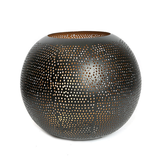 La bola perforada - Oro negro - XL