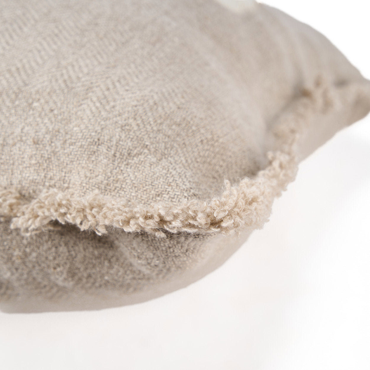 La funda de cojín Cruz Marfil - blanco natural - 50x50