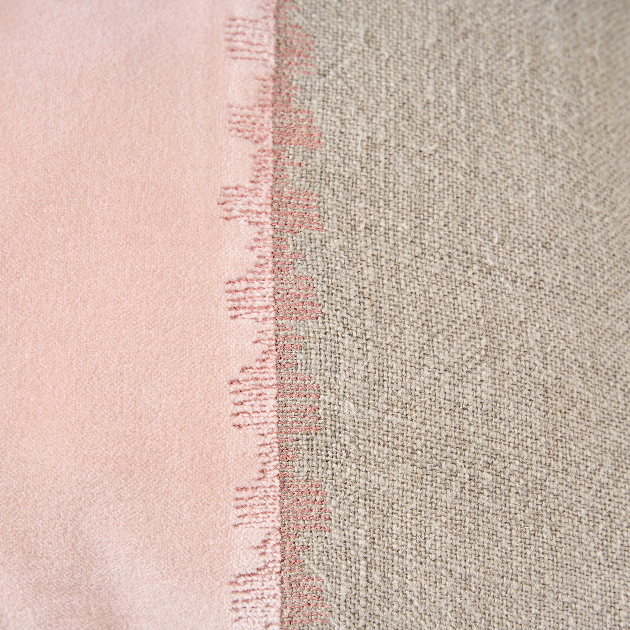 Funda de cojín 'El divorcio de terciopelo' - rosa natural - 30x50