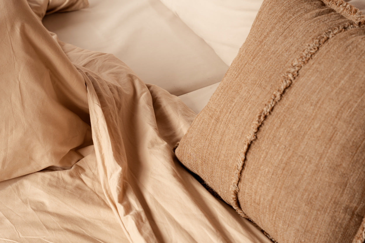 De Sahara Fringe Kussensloop - 50x50