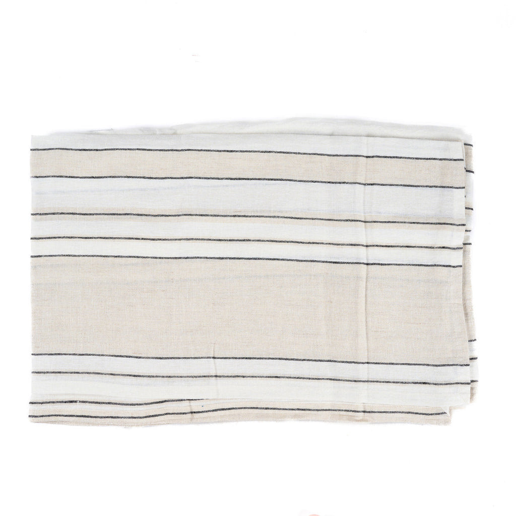 Het Provence Tafelkleed - Natural Black White - 150x250