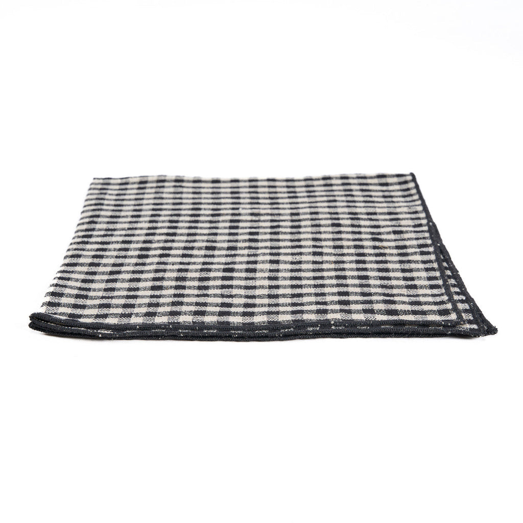 Het Picknick Servet - Natural Black - 45x45