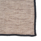Het Code Linnen Servet - Natural Black - 45x45
