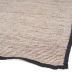 Het Code Linnen Servet - Natural Black - 45x45