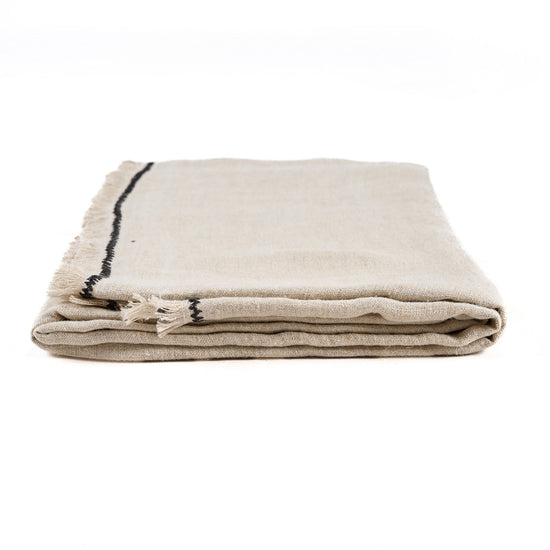 El mantel toscano - negro natural - 150x300