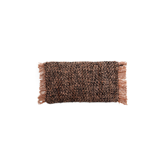 La funda de cojín Oh My Gee - Negro cobre - 30x50