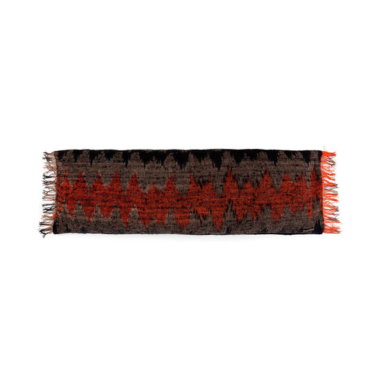 Funda de cojín Oh My Gee - negro y naranja - 35x100