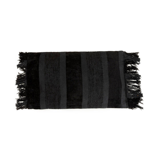 Funda de cojín Oh My Gee - Terciopelo negro - 30x50