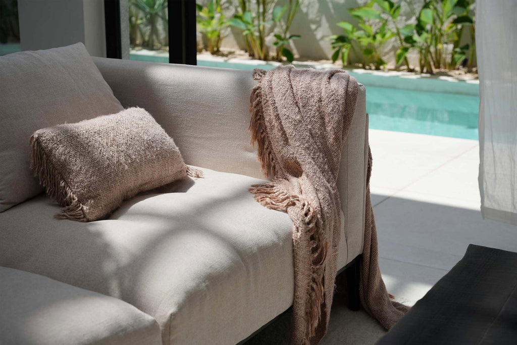 Funda de cojín Oh My Gee - beige - 30x50