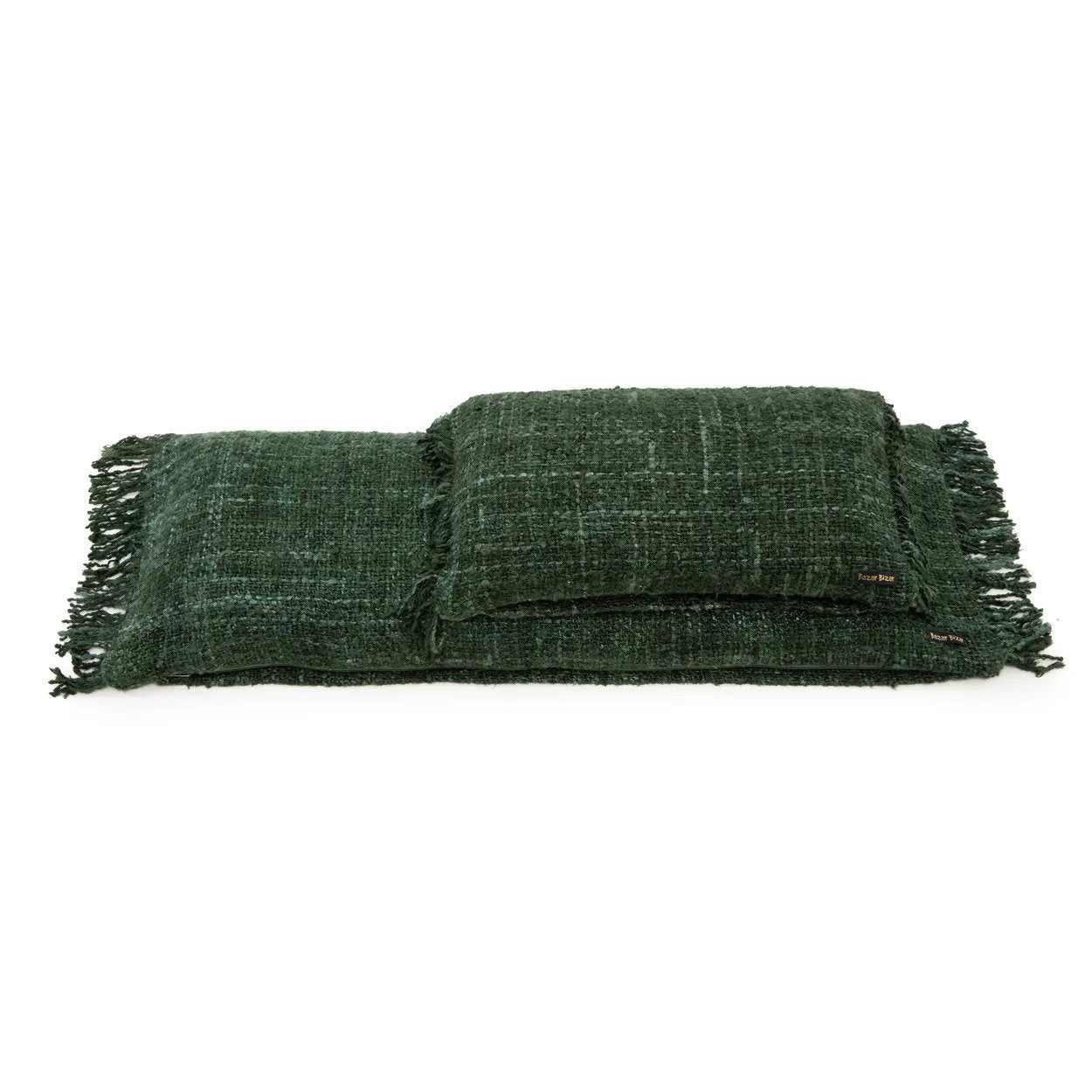 The Oh My Gee Cushion Cover - Forest Green - 30x50