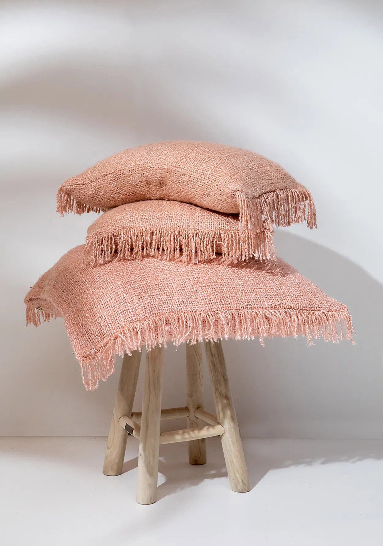 Funda de cojín The Oh My Gee - rosa salmón - 60x60