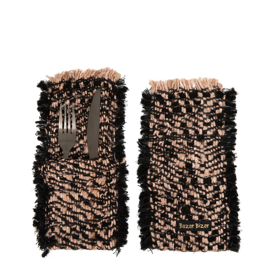 Portacubiertos Oh My Gee - cobre negro