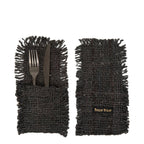 The Oh My Gee Cutlery Holder - Black Navy - Set of 4