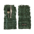 The Oh My Gee Cutlery Holder - Forest Green - Set of 4