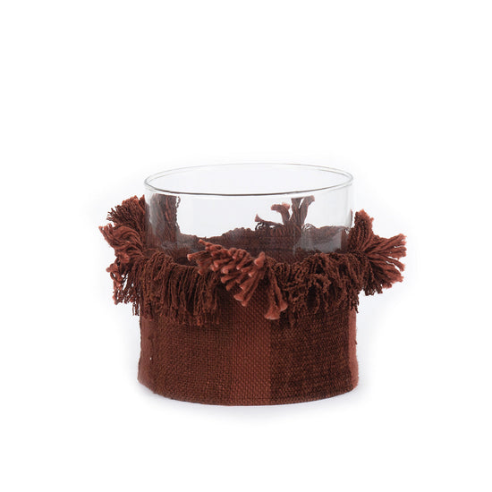 The Oh My Gee Portavelas - Terciopelo burdeos - XL