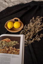 The Linen Tablecloth - Black - 150x250