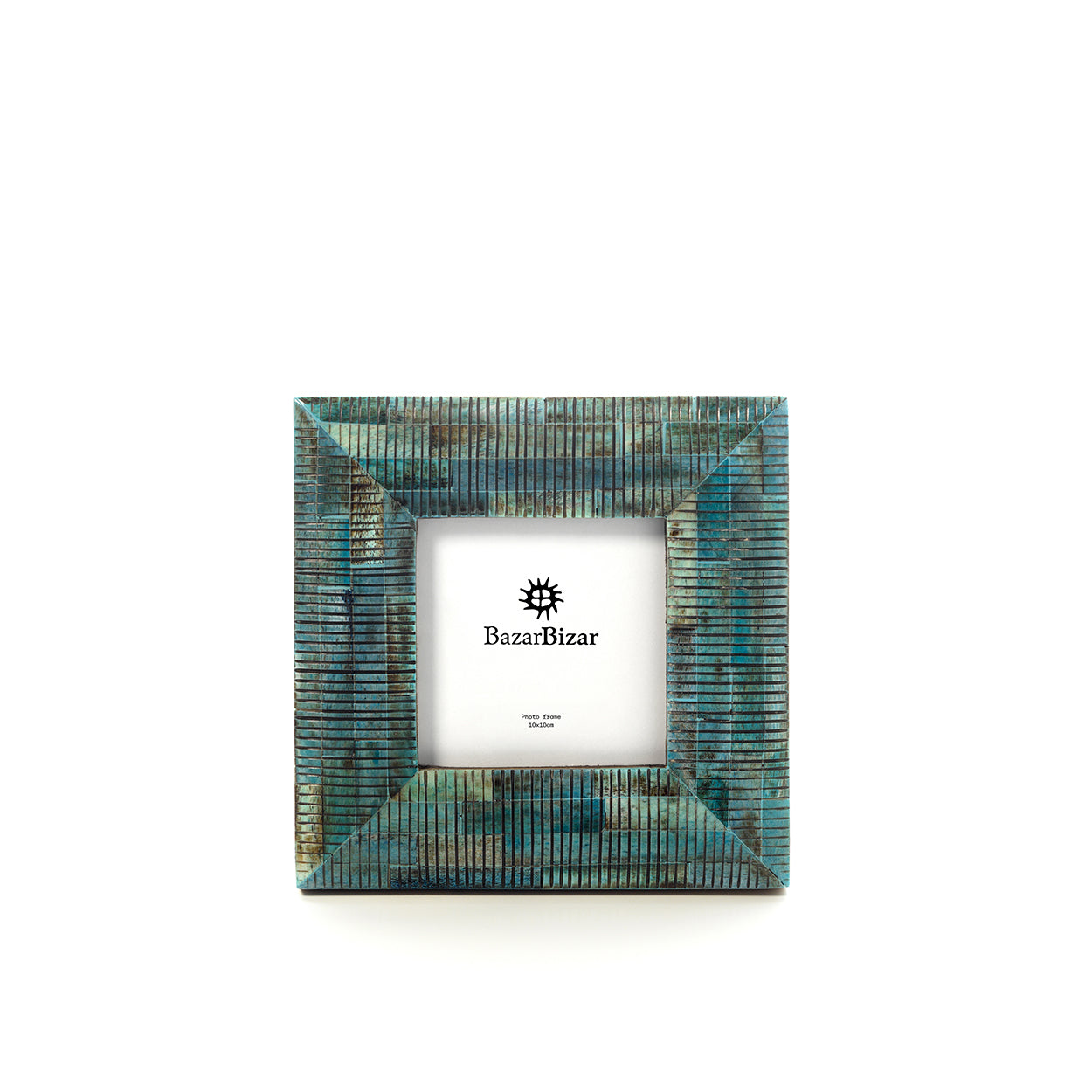 Marco Ondas del Océano - Turquesa - 10x10