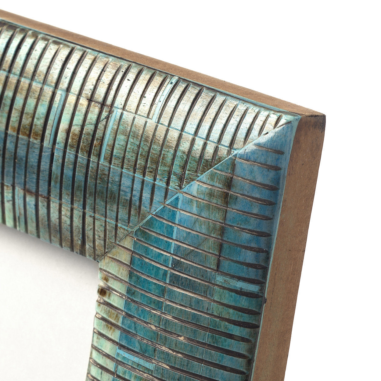 Marco Ondas del Océano - Turquesa - 10x10